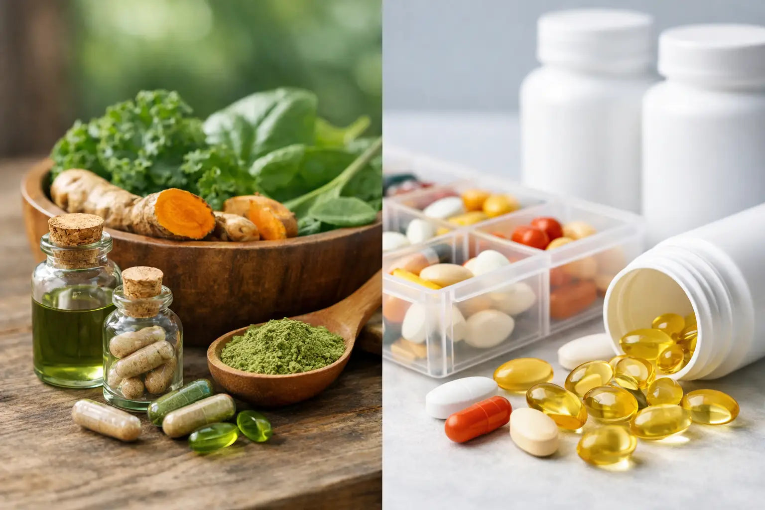 Organic Supplements vs Synthetic Vitamins