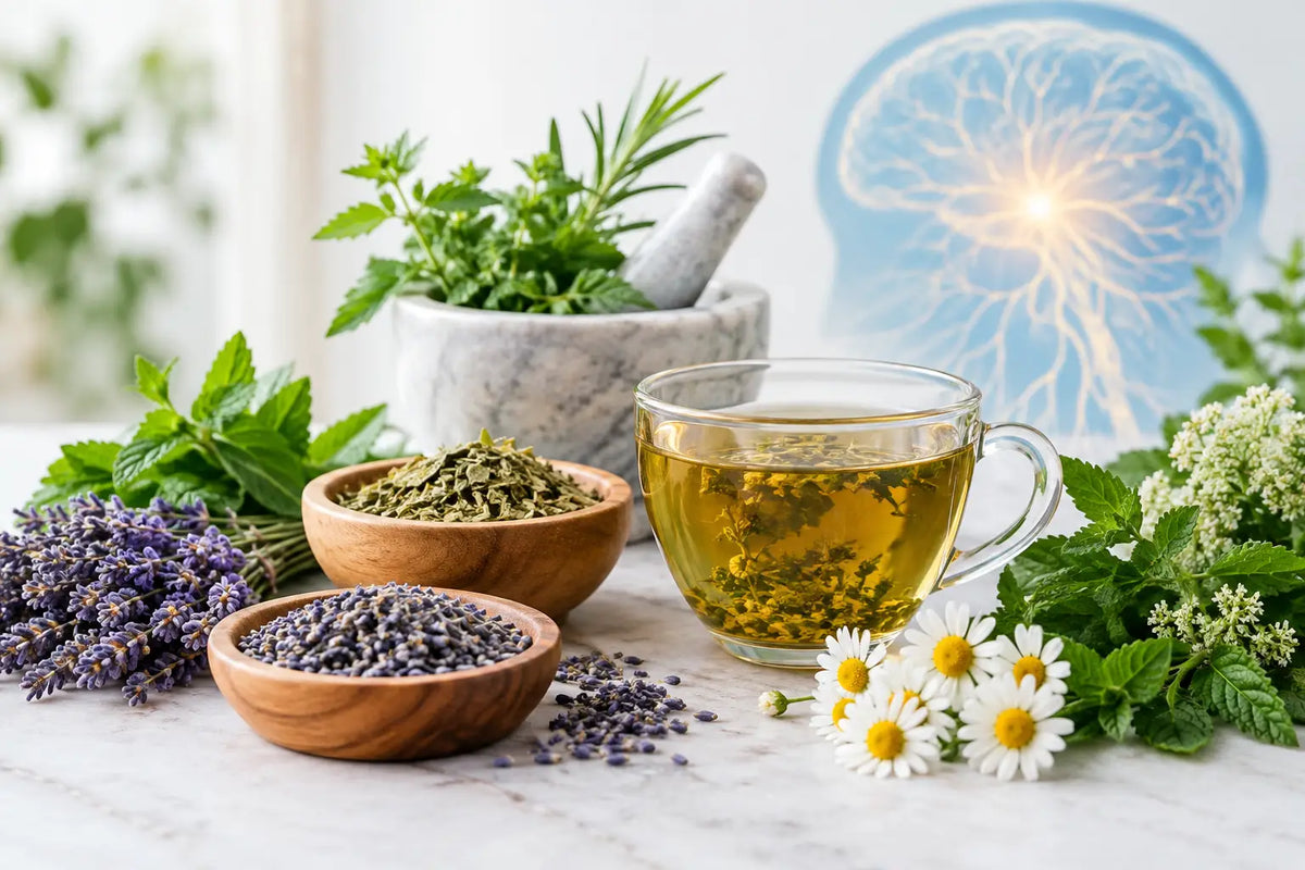 Organic Herbs for Nervous System Support